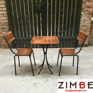 Bàn Ghế gỗ sân vườn
